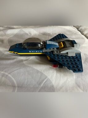 LEGO Marvel 6868 S.H.I.E.L.D. Jet Fighter Build Only (95%+ Complete)